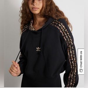 Adidas cropped hoodie